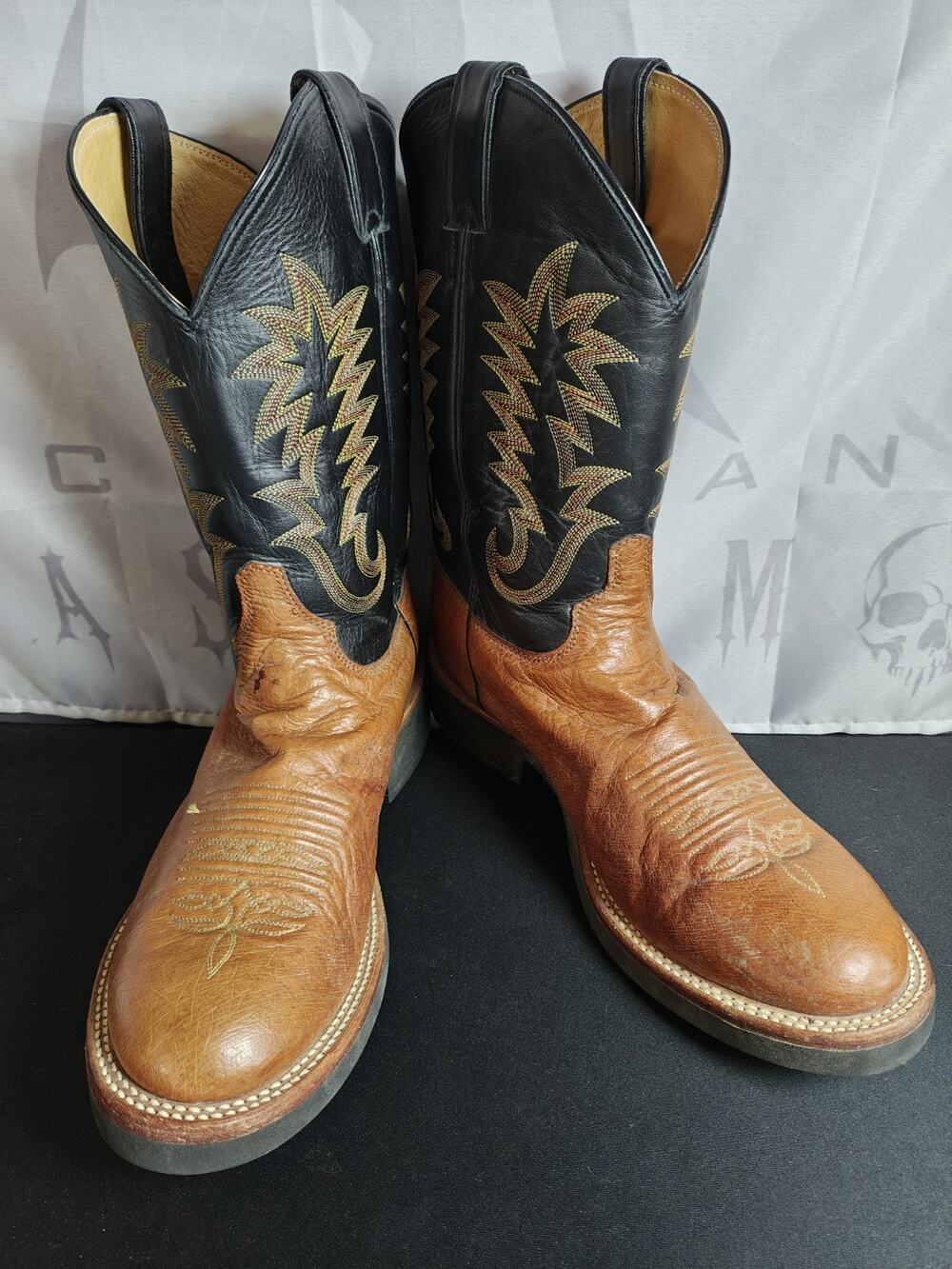 Justin $360 Men's 9.5 Tekno Crepe Style 5016 Discontinued Western Boots